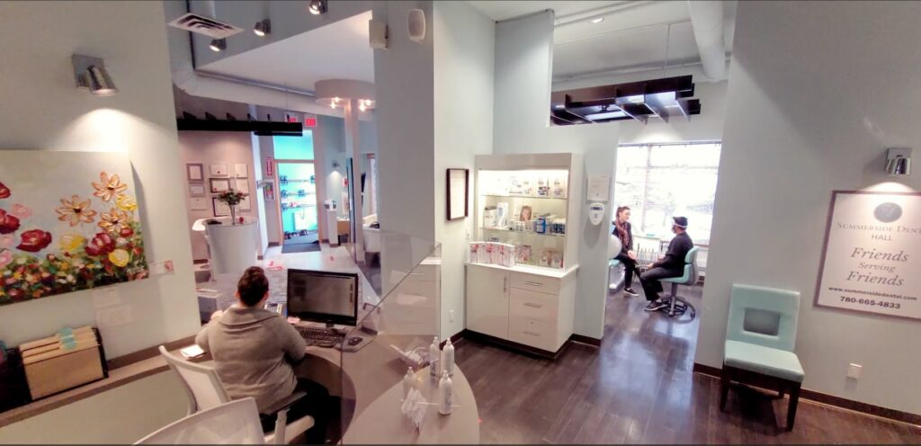Clinic providing dental implant services in Edmonton